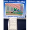 Image 1 : ARCHIES 1970'S ORIGINAL HAND PAINTED ANIMATION PRODUCTION CEL W/ C.O.A. "REGGIE"