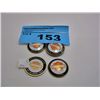 Image 1 : lot of 4 motor harley davidson button s