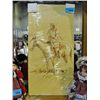 Image 1 : Oil on canvas painting - cowboy