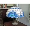 Image 1 : Tiffany style leaded stained glass table lamp
