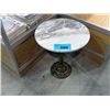 Image 1 : marble and brass wine table