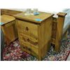 Image 1 : Pine 3 drawer bedroom side table