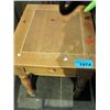 Image 1 : Single drawer pine end table