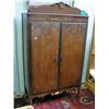 Antique walnut armoire