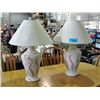 Pair of ceramic table lamps