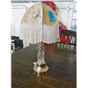 Image 1 : Pinwheel crystal table lamp with fancy shade