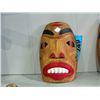 West coast native wood carved shark mask