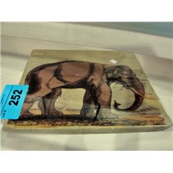 Heavy pamela murray design stone tile with