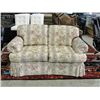 Floral loveseat