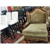 Mahogany framed large living room upholstered