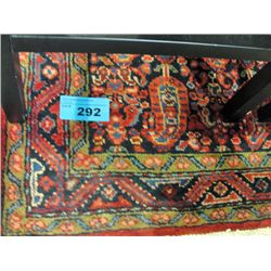 Small hand knotted persian area rug