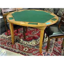 Sportcraft felt topped card table