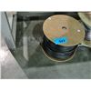 Image 1 : Spool of black coated electrical wiring