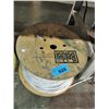 Image 1 : Spool of white coated electrical wiring