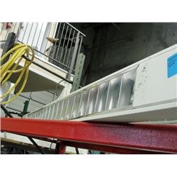 Industrial overhead flourescent light fixture