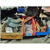 Image 1 : Shelf lot of tools hardware and misc