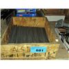 Box of steel rods