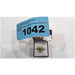 Silver indian head nickel and buffalo head coin