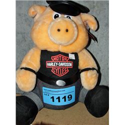 Harley davidsons motorcycles stuffed pig