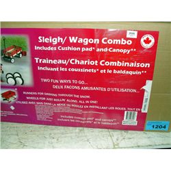 Sleigh/ wagon combo