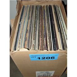 One box of vintage records