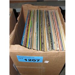 One box of vintage records