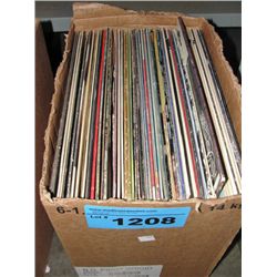 One box of vintage records