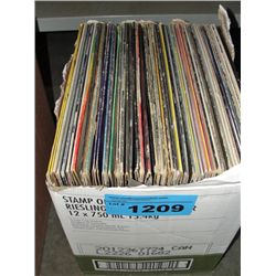 One box of vintage records