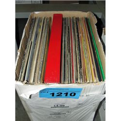 One box of vintage records