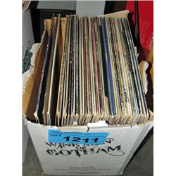 One box of vintage records