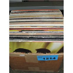 One box of vintage records
