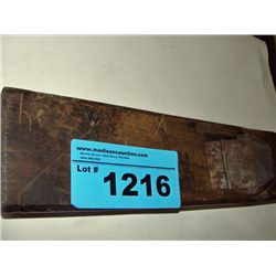 Rustic wooden wood workers joiner plane