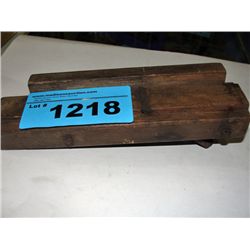 Rustic wooden wood workers joiner plane