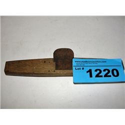Rustic wooden wood workers joiner plane