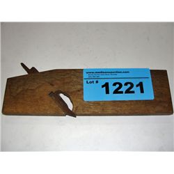 Rustic wooden wood workers joiner plane