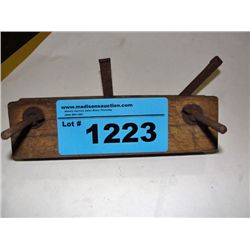 Rustic wooden wood workers joiner plane