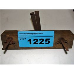 Rustic wooden wood workers joiner plane