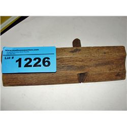 Rustic wooden wood workers joiner plane