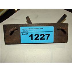 Rustic wooden wood workers joiner plane