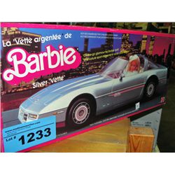 Barbie silver vette collectors car with original