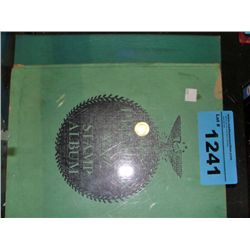 2 stamp collectors albums with stamps