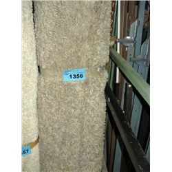Off white shag area rug