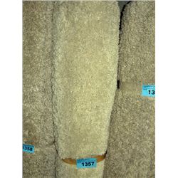 Off white shag area rug