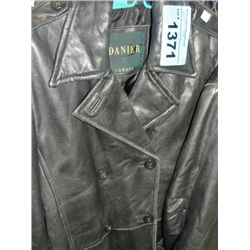 Danier black leather mens jacket