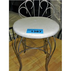 Vintage vanity stool