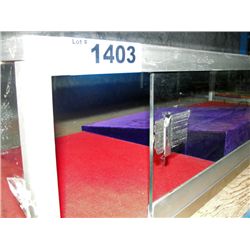 Store glass showcase display