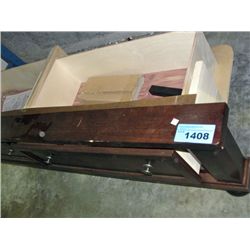 2 drawer foot board queen size bed part