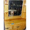 Image 1 : Pine 7 drawer dresser with mirror