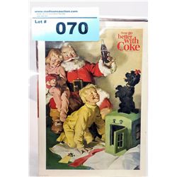 Vintage coca cola advertisment brochure