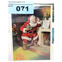 Vintage coca cola advertisment brochure